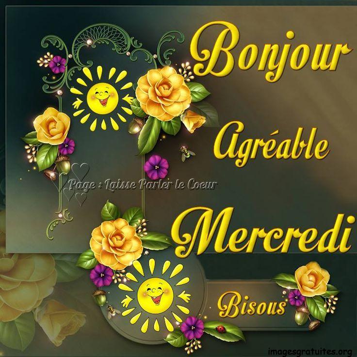 ᐅ bon mercredi - Mercredi images gratuites