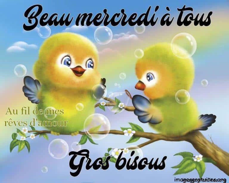bon mercredi gros bisous