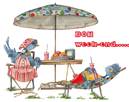 ᐅ bon week-end gif - Bon week-end images gratuites