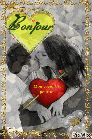 ᐅ bonjour mon amour gif - Bonjour images gratuites
