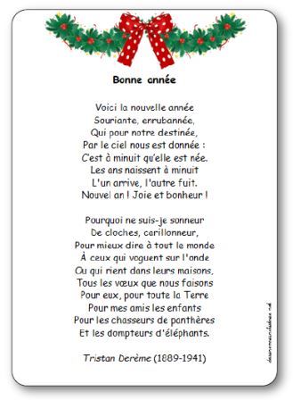 ᐅ bonne année poésie - Bonne année images gratuites