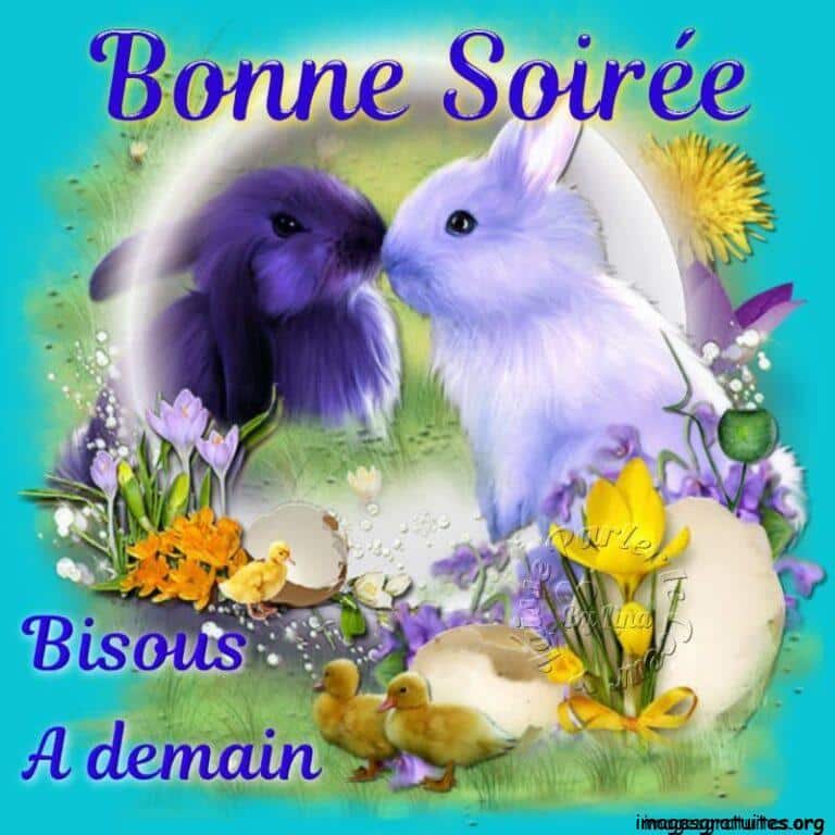 bonne soirée à demain