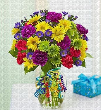 ᐅ image bon anniversaire fleurs - Anniversaire images gratuites