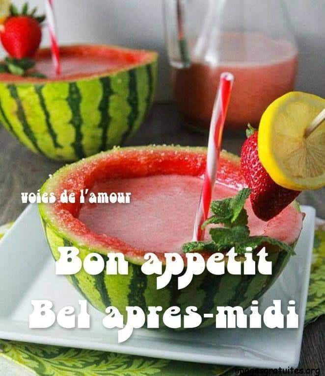 ᐅ image bon appétit et bon après-midi - Bon après-midi images gratuites