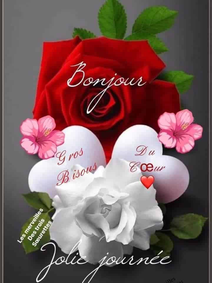 ᐅ image bonjour mon coeur - Bonjour images gratuites