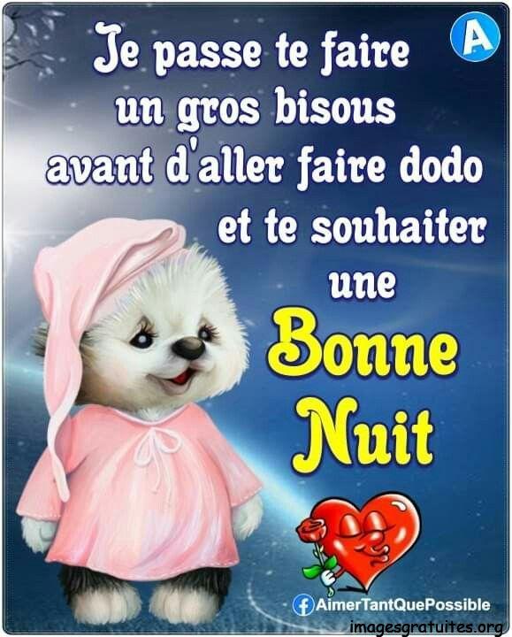 ᐅ image bonne nuit bisous - Bonne nuit images gratuites