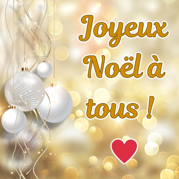 ᐅ image joyeux noel coeur - Noël images gratuites